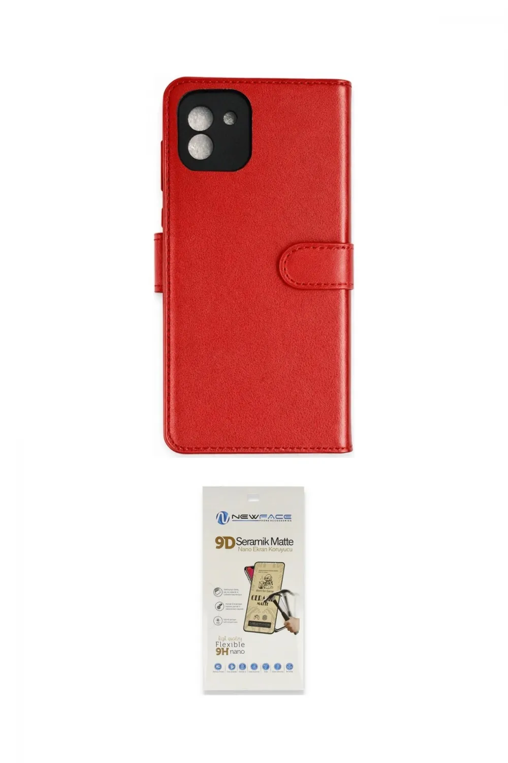 ieg™ Galaxy A03 Kılıf Siluet Işık Serisi - Siyah Mat Seramik Nano Ekran Koruyucu