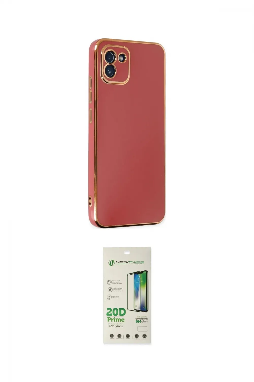 ieg™ Galaxy A03 Kılıf Yankı Serisi - Siyah 20D Premium Cam Ekran Koruyucu