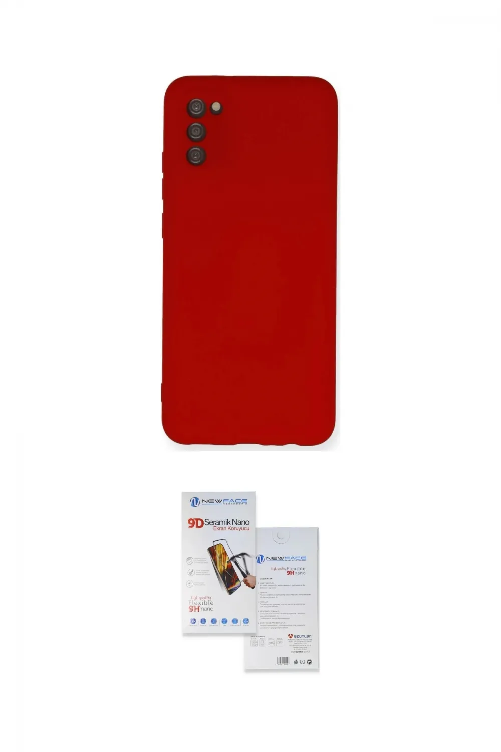 ieg™ Galaxy A03S Kılıf Ahenk Serisi - Siyah Seramik Nano Ekran Koruyucu