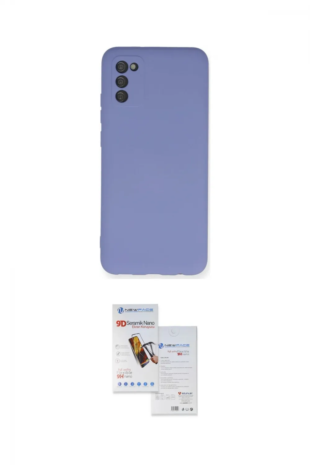 ieg™ Galaxy A03S Kılıf Ahenk Serisi - Siyah Seramik Nano Ekran Koruyucu