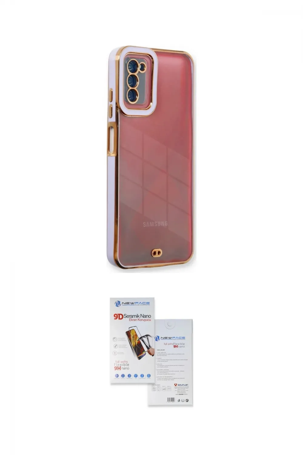 ieg™ Galaxy A03S Kılıf Çekirdek Klasik Serisi - Siyah Seramik Nano Ekran Koruyucu
