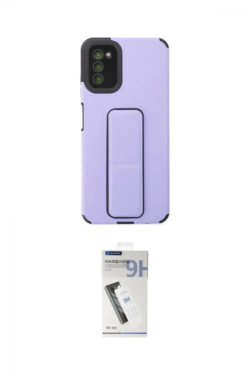 ieg™ Galaxy A03S Kılıf Çekirdek Yansıma - Şeffaf Uv Polymer Nano Ekran Koruyucu