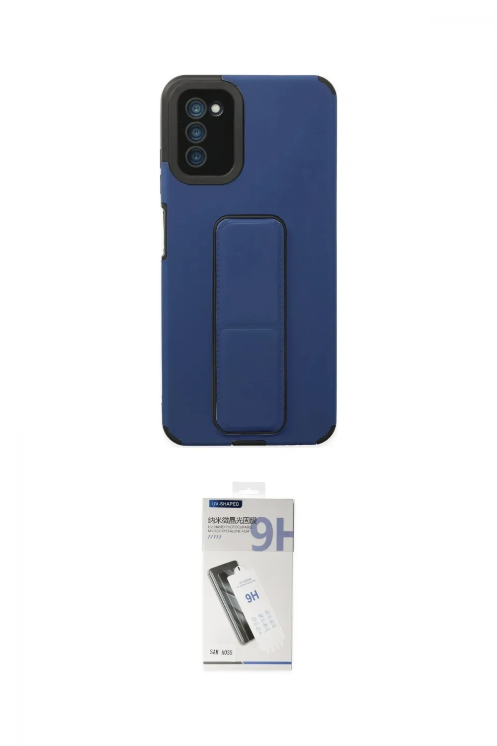 ieg™ Galaxy A03S Kılıf Çekirdek Yansıma - Şeffaf Uv Polymer Nano Ekran Koruyucu