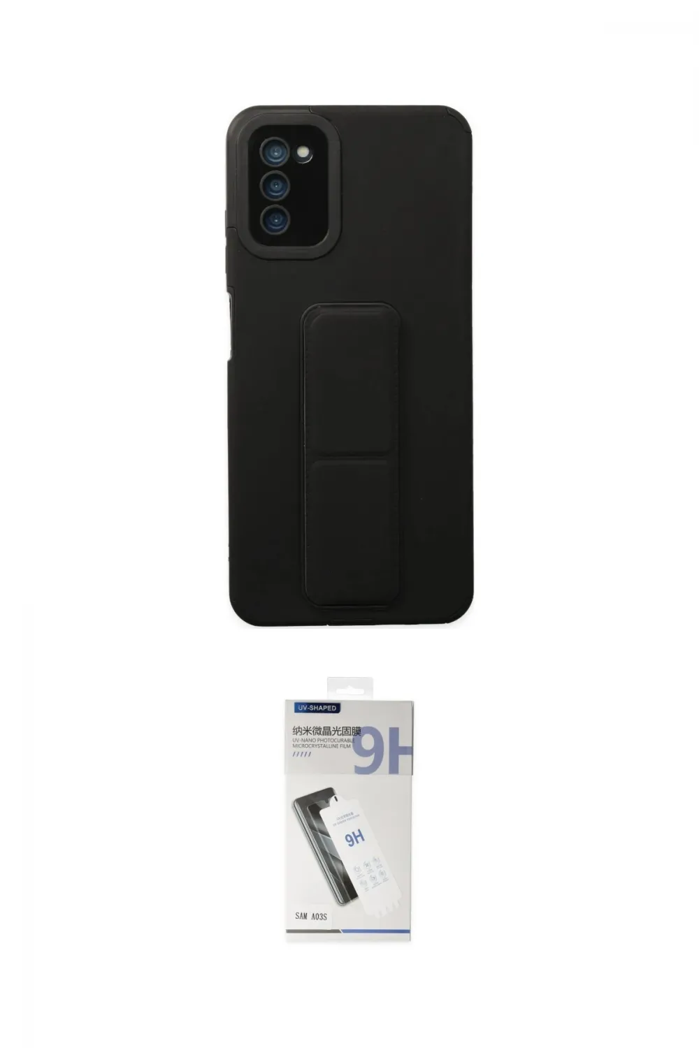 ieg™ Galaxy A03S Kılıf Çekirdek Yansıma - Şeffaf Uv Polymer Nano Ekran Koruyucu