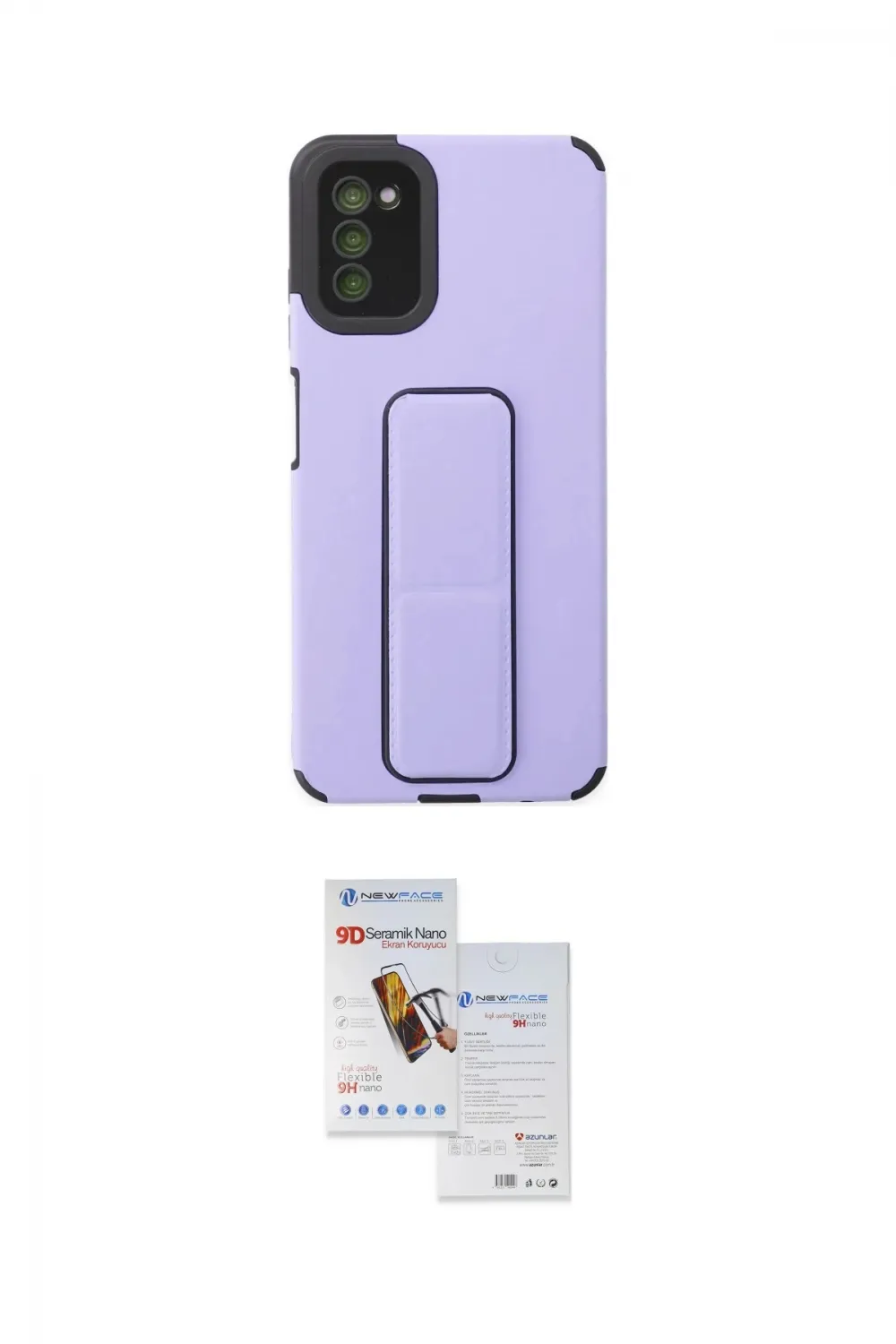 ieg™ Galaxy A03S Kılıf Çekirdek Yansıma - Siyah Seramik Nano Ekran Koruyucu