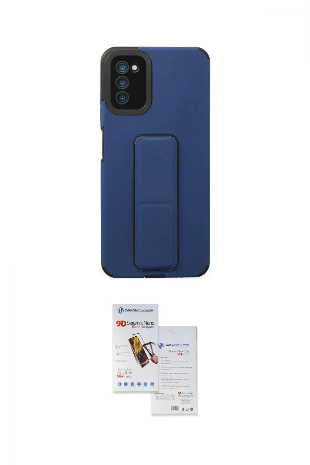 ieg™ Galaxy A03S Kılıf Çekirdek Yansıma - Siyah Seramik Nano Ekran Koruyucu