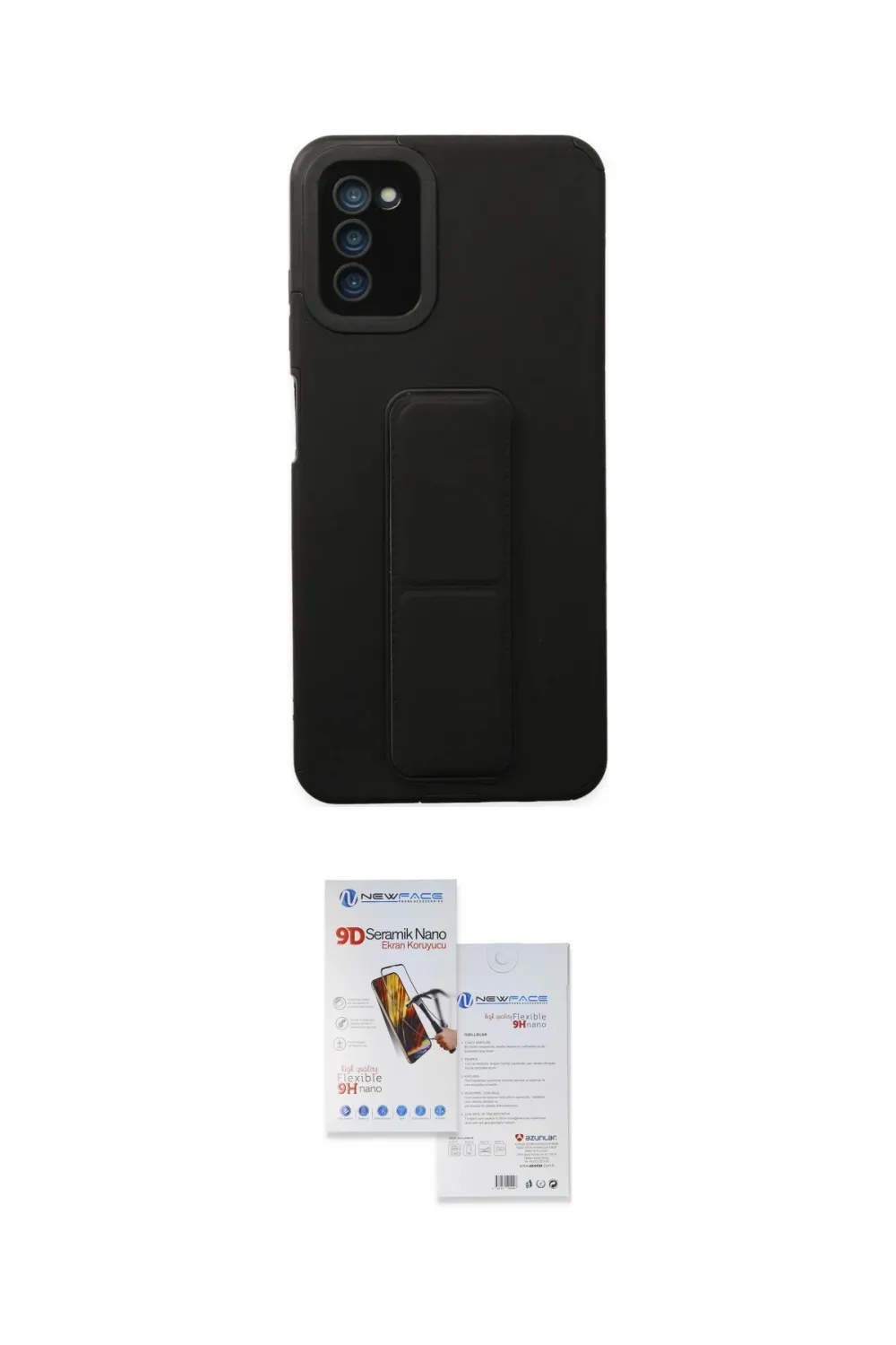 ieg™ Galaxy A03S Kılıf Çekirdek Yansıma - Siyah Seramik Nano Ekran Koruyucu