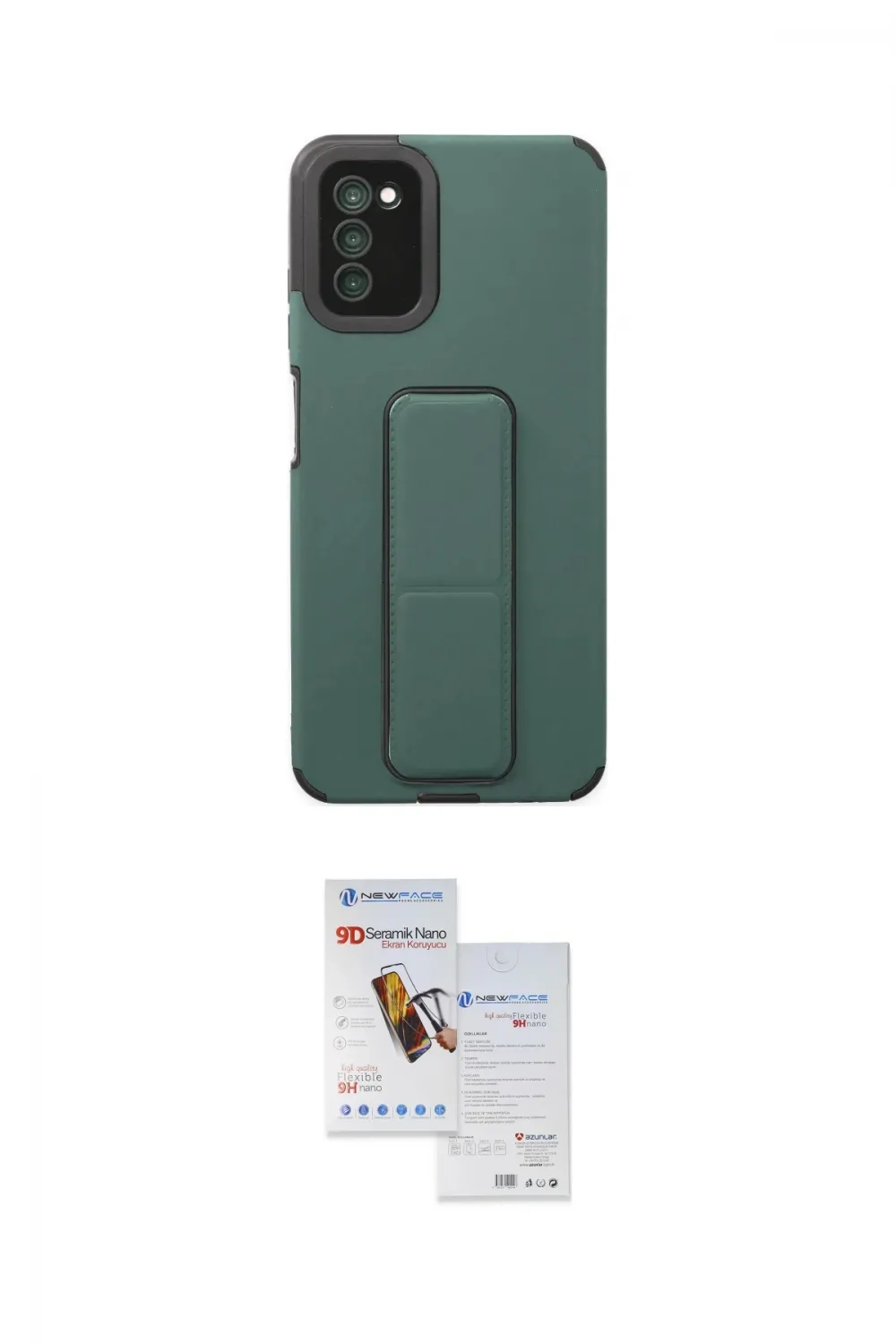 ieg™ Galaxy A03S Kılıf Çekirdek Yansıma - Siyah Seramik Nano Ekran Koruyucu