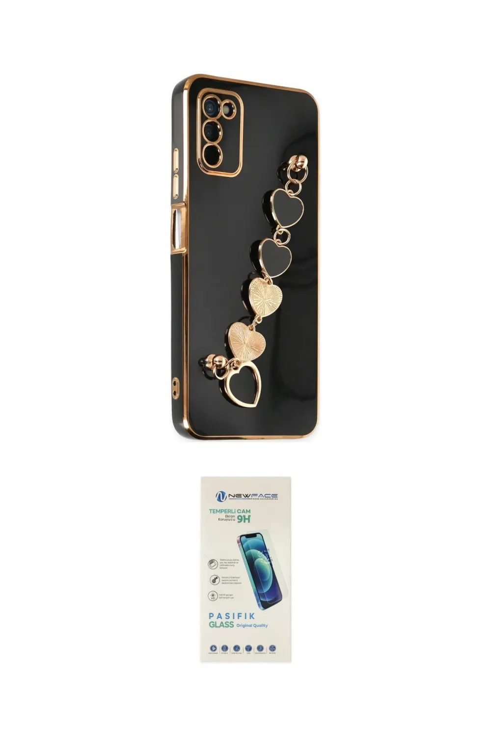 ieg™ Galaxy A03S Kılıf Nova Işık Prime - Şeffaf Pasifik Cam Ekran Koruyucu