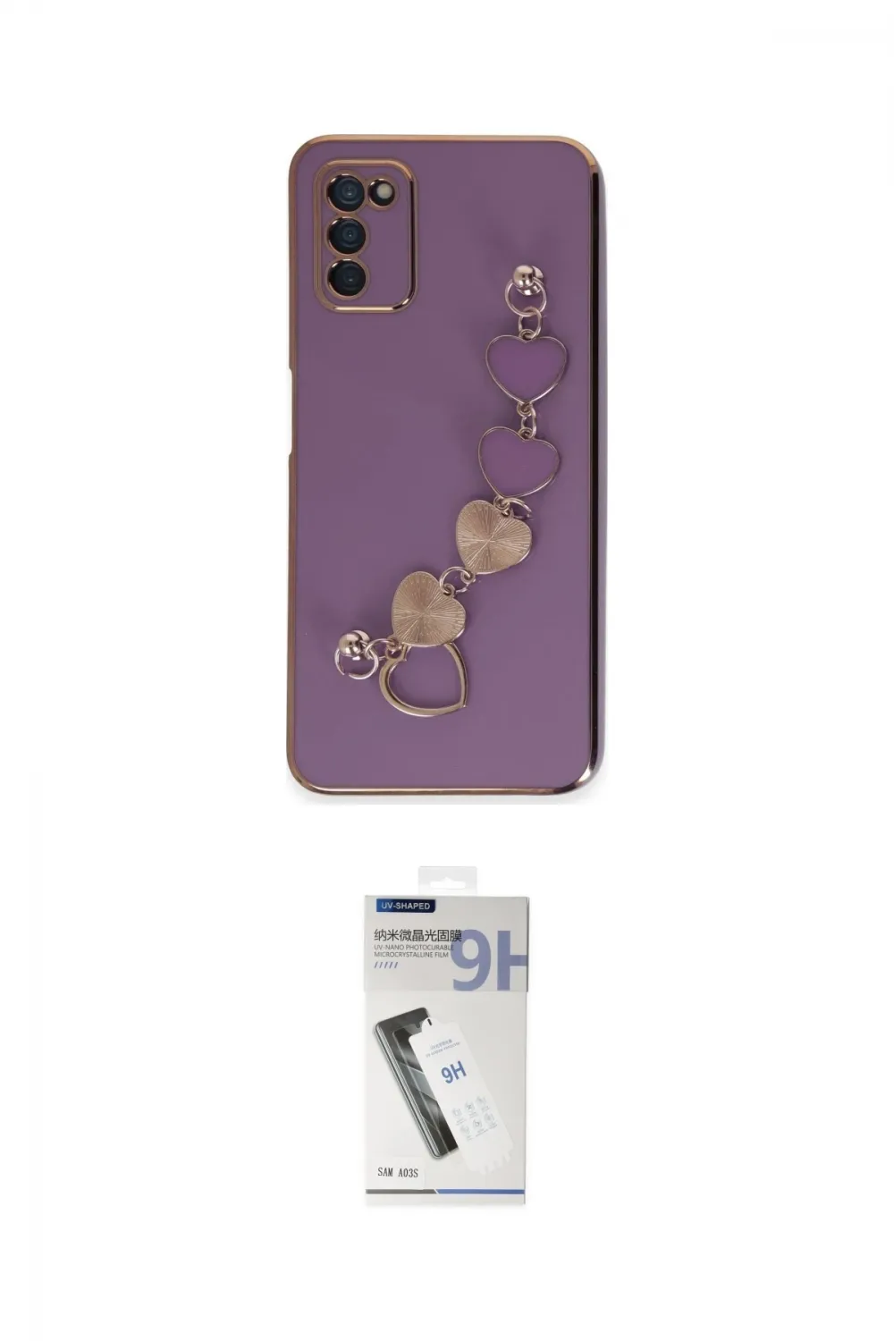 ieg™ Galaxy A03S Kılıf Nova Işık Prime - Şeffaf Uv Polymer Nano Ekran Koruyucu