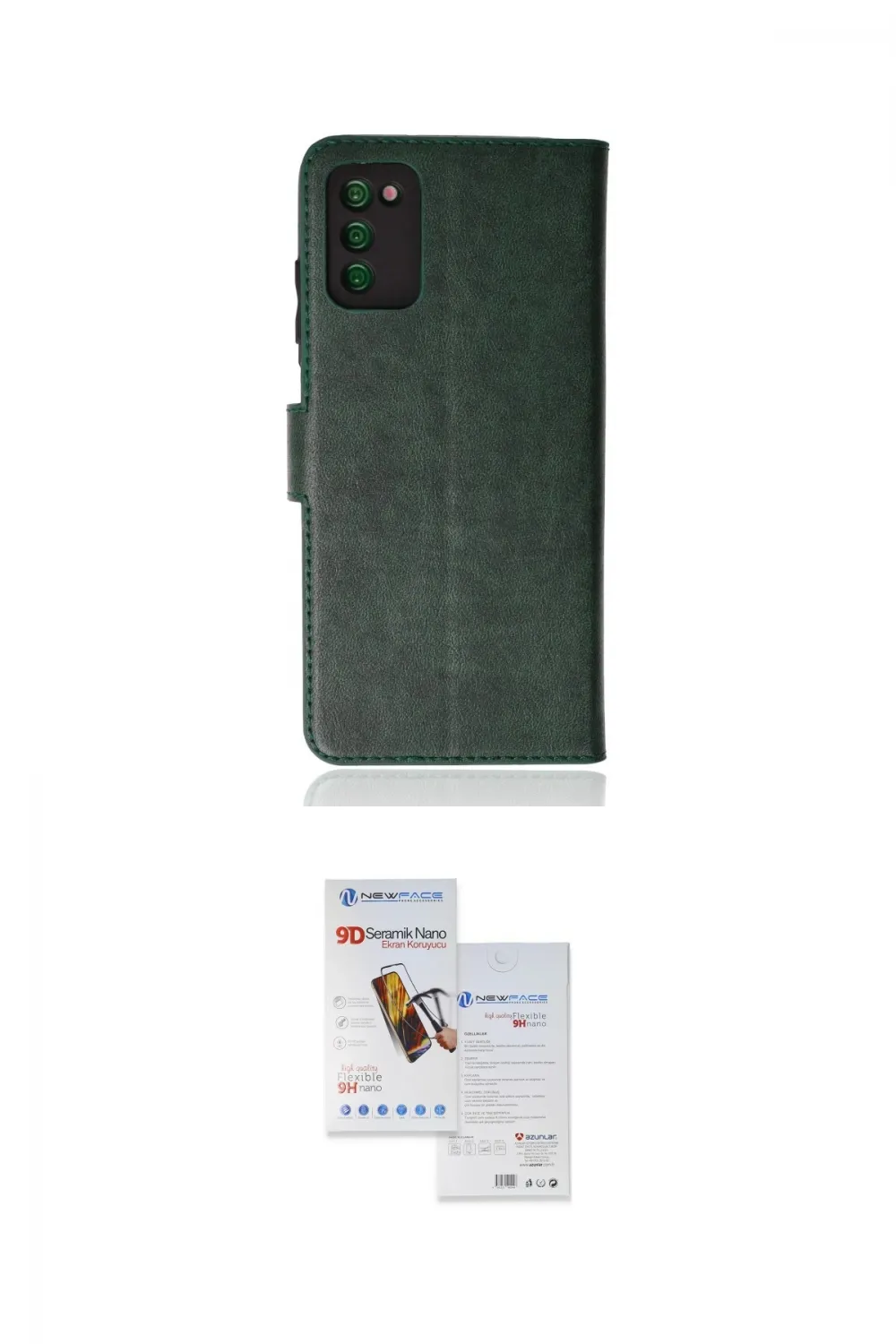 ieg™ Galaxy A03S Kılıf Siluet Işık Serisi - Siyah Seramik Nano Ekran Koruyucu
