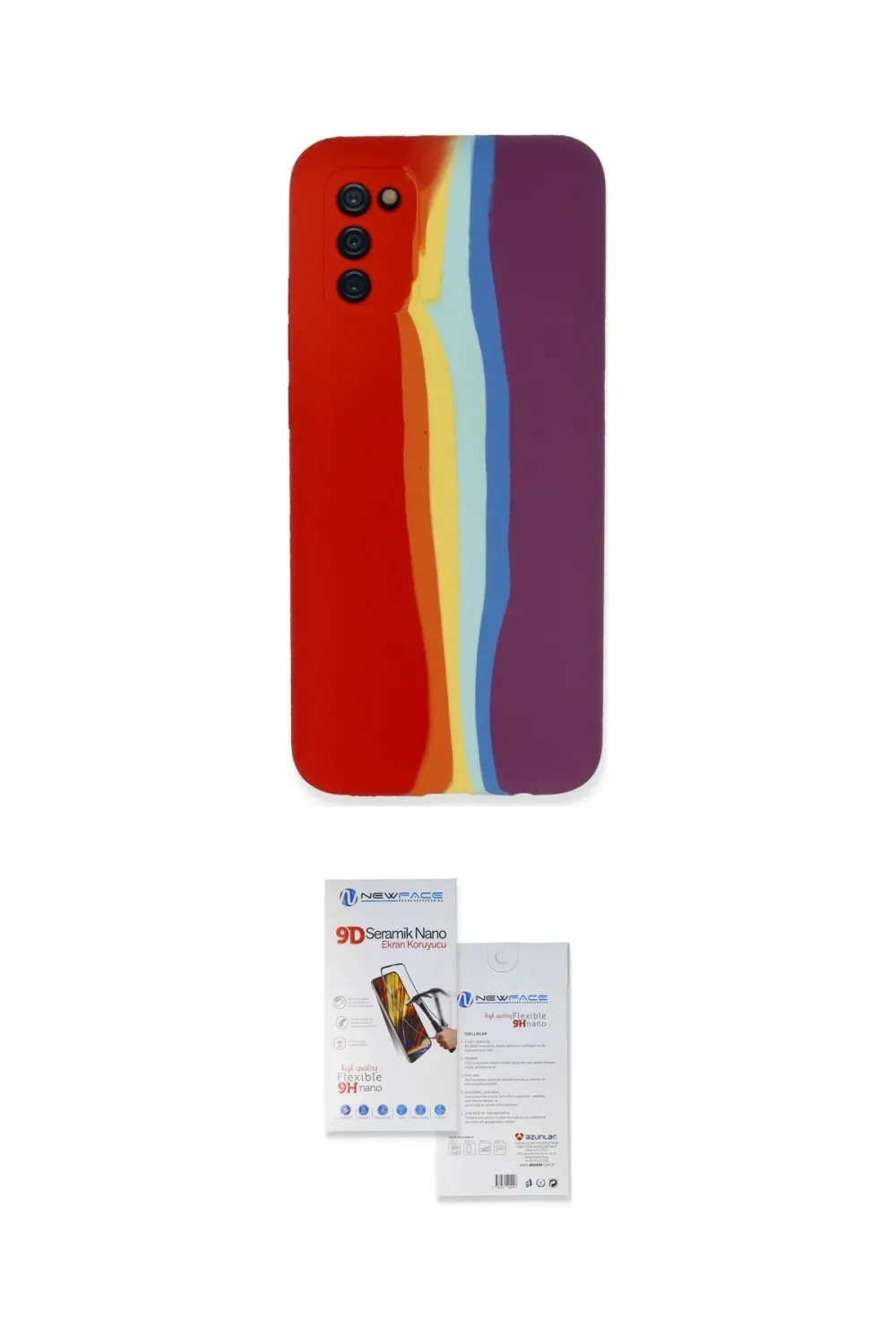 ieg™ Galaxy A03S Kılıf Yadigar Çizgi - Siyah Seramik Nano Ekran Koruyucu