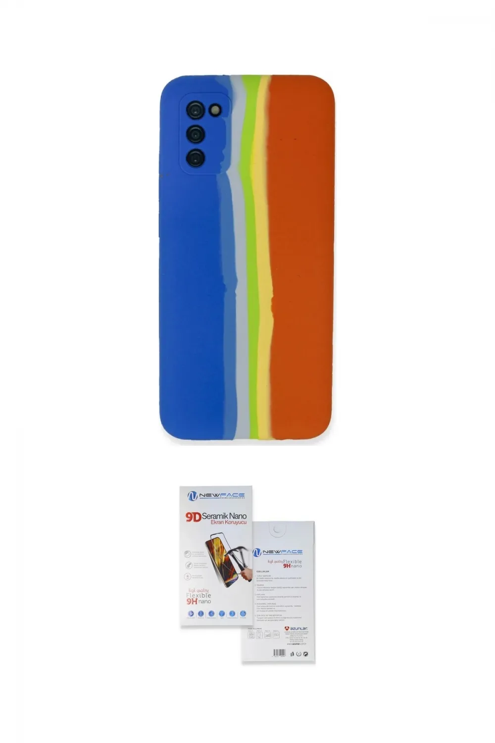 ieg™ Galaxy A03S Kılıf Yadigar Çizgi - Siyah Seramik Nano Ekran Koruyucu