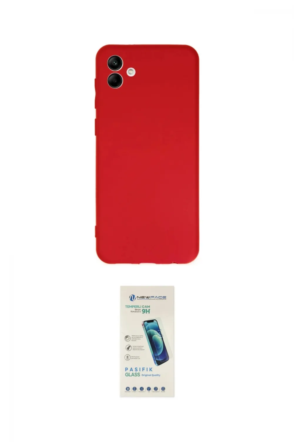 ieg™ Galaxy A04 Kılıf Kozmos Yansıma Özel Seri - Şeffaf Pasifik Cam Ekran Koruyucu