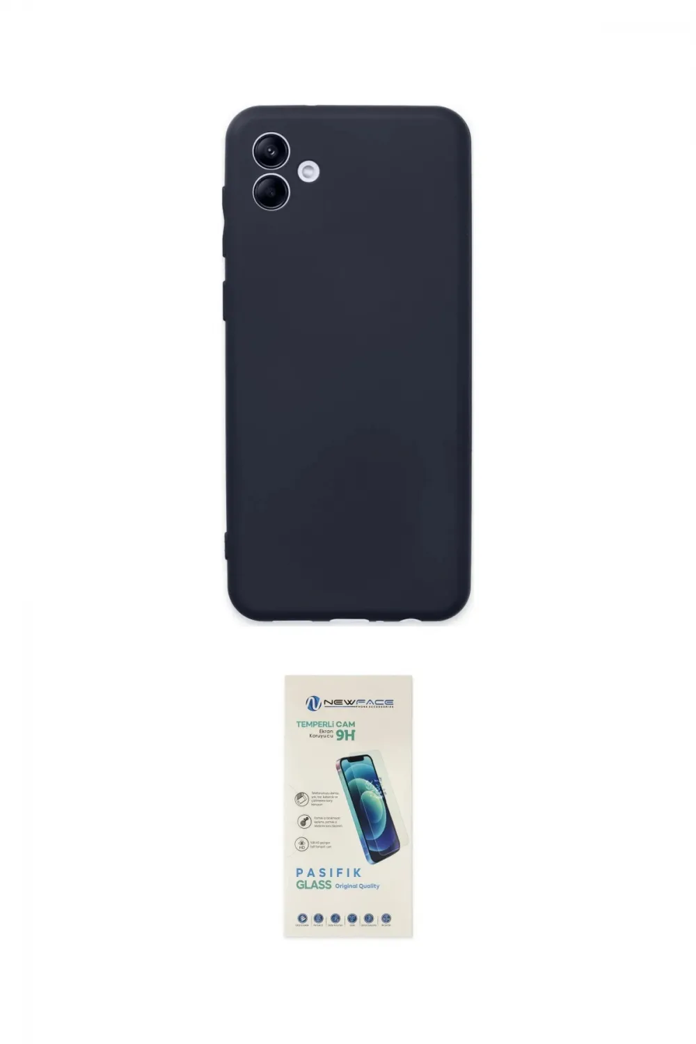 ieg™ Galaxy A04 Kılıf Kozmos Yansıma Özel Seri - Şeffaf Pasifik Cam Ekran Koruyucu