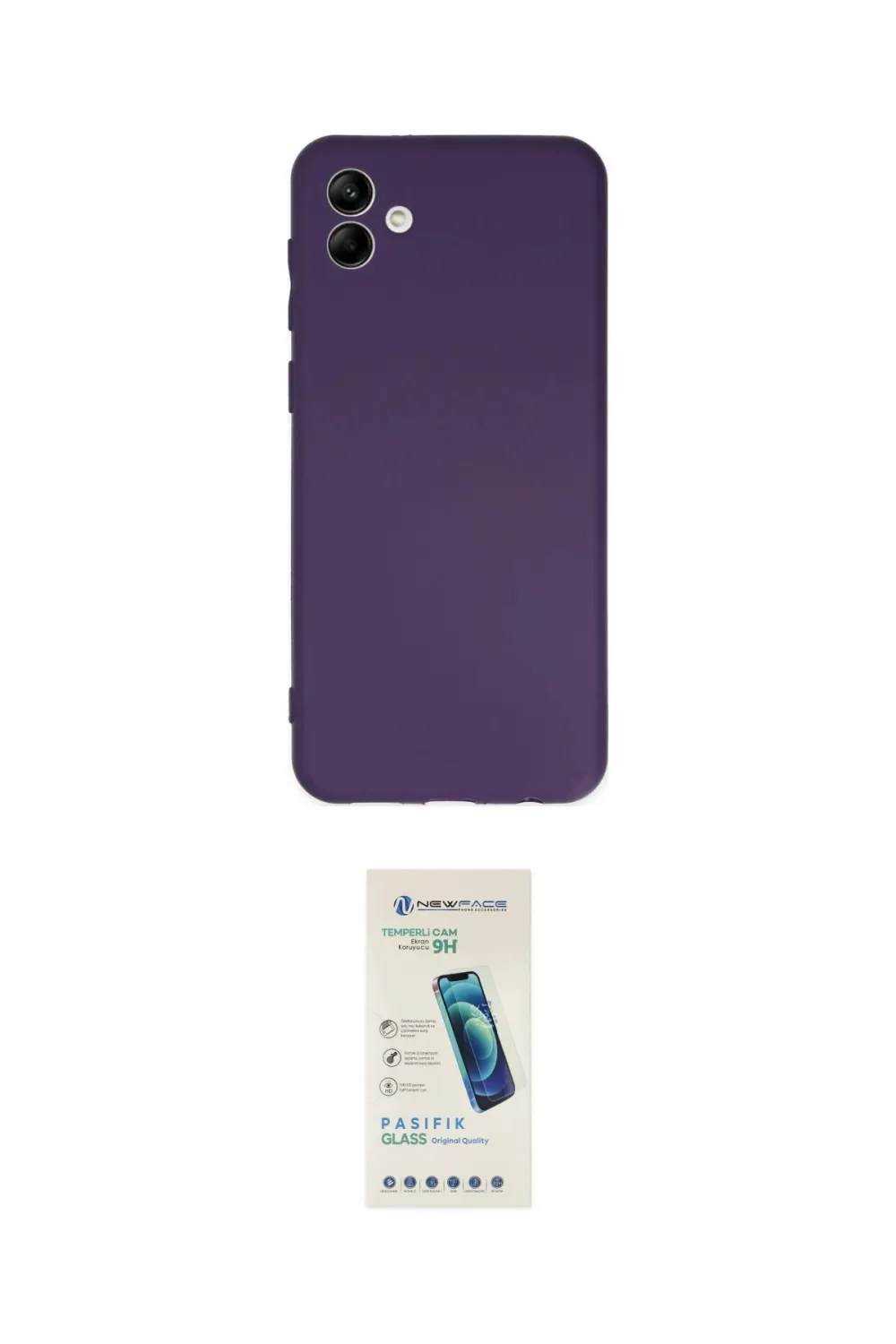 ieg™ Galaxy A04 Kılıf Kozmos Yansıma Özel Seri - Şeffaf Pasifik Cam Ekran Koruyucu