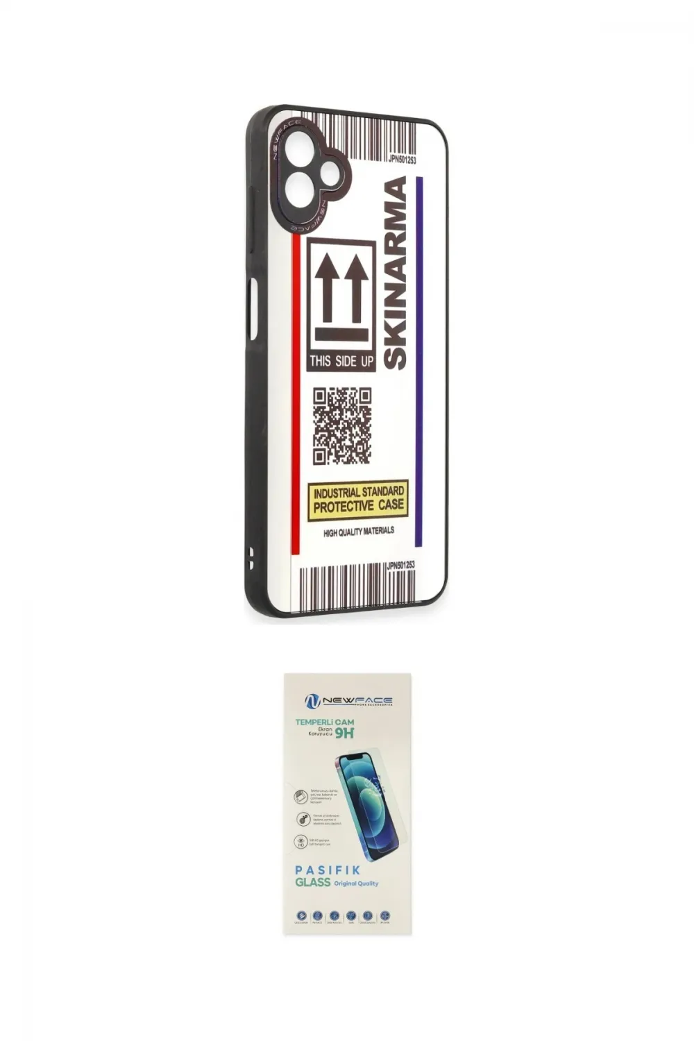 ieg™ Galaxy A04 Kılıf Odak Klasik Serisi - Şeffaf Pasifik Cam Ekran Koruyucu