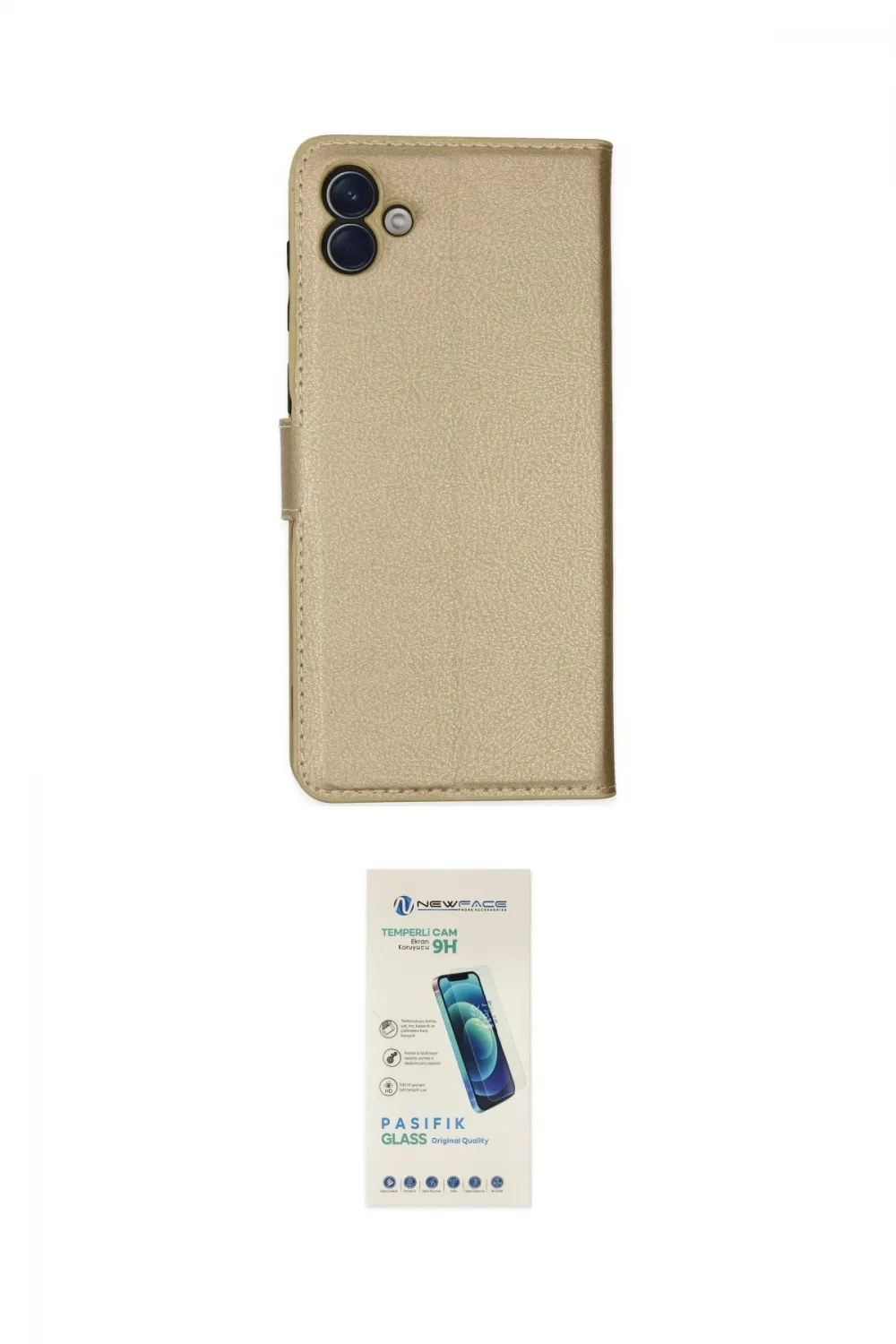 ieg™ Galaxy A04 Kılıf Siluet Işık Serisi - Şeffaf Pasifik Cam Ekran Koruyucu