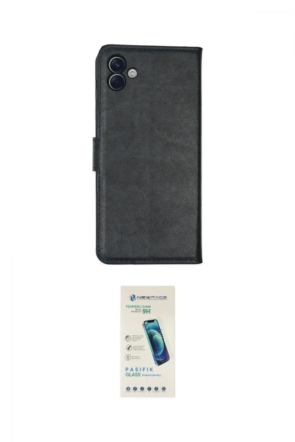 ieg™ Galaxy A04 Kılıf Siluet Işık Serisi - Şeffaf Pasifik Cam Ekran Koruyucu