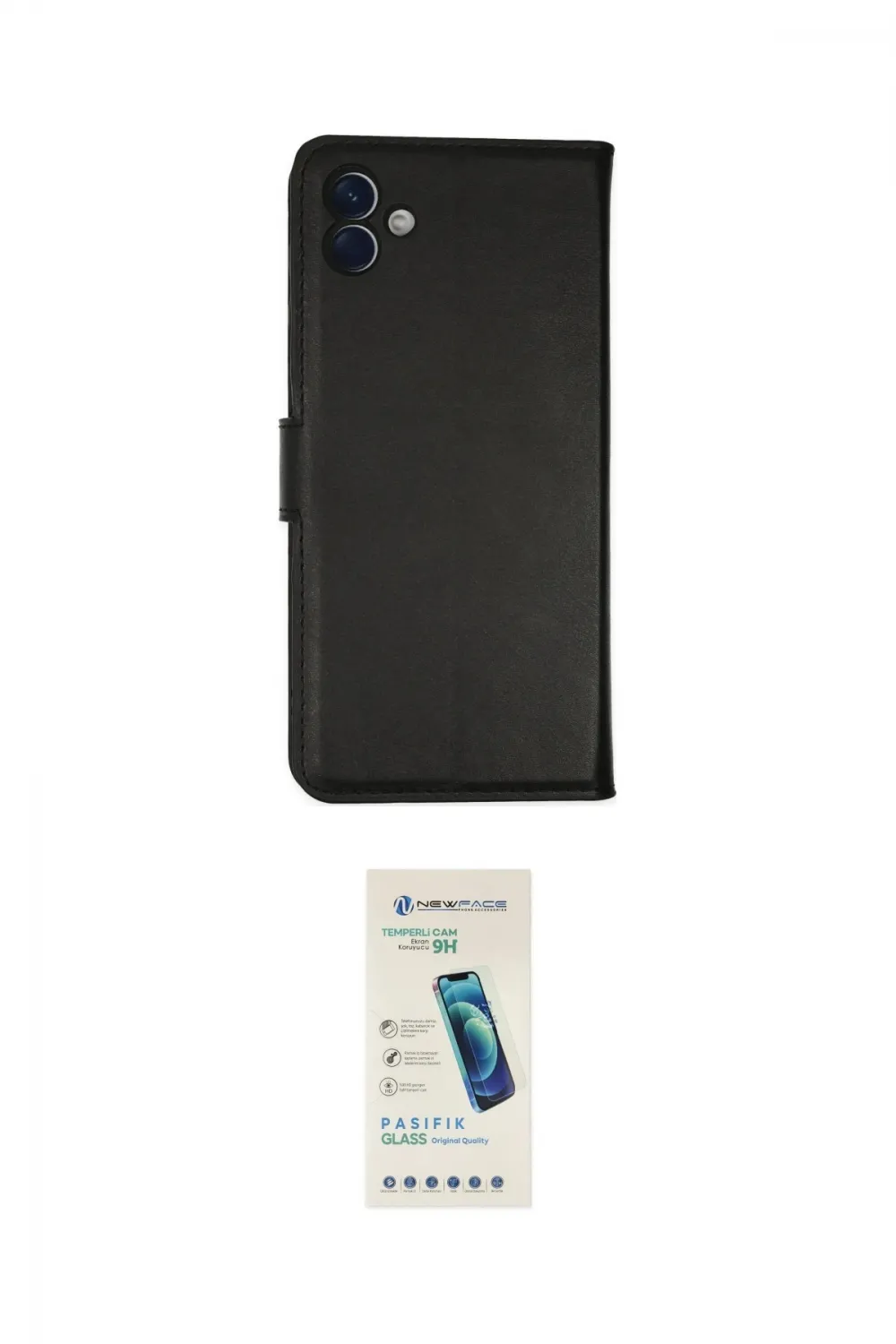 ieg™ Galaxy A04 Kılıf Siluet Işık Serisi - Şeffaf Pasifik Cam Ekran Koruyucu