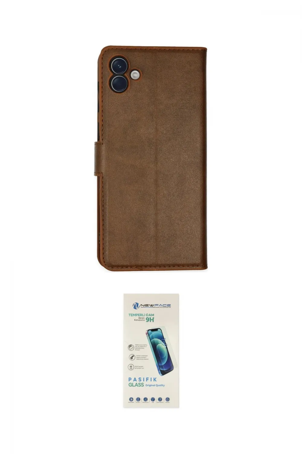 ieg™ Galaxy A04 Kılıf Siluet Işık Serisi - Şeffaf Pasifik Cam Ekran Koruyucu