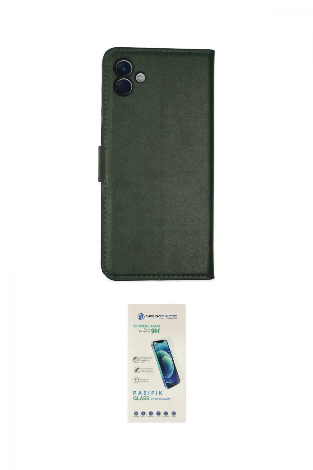 ieg™ Galaxy A04 Kılıf Siluet Işık Serisi - Şeffaf Pasifik Cam Ekran Koruyucu
