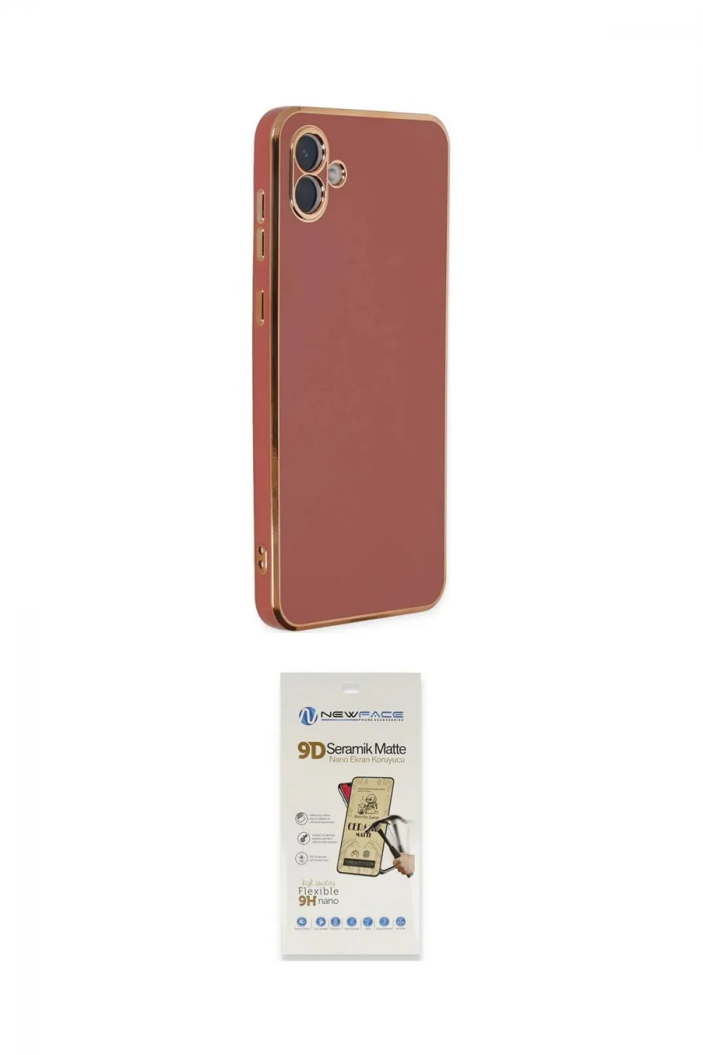 ieg™ Galaxy A04 Kılıf Yankı Serisi - Siyah Mat Seramik Nano Ekran Koruyucu
