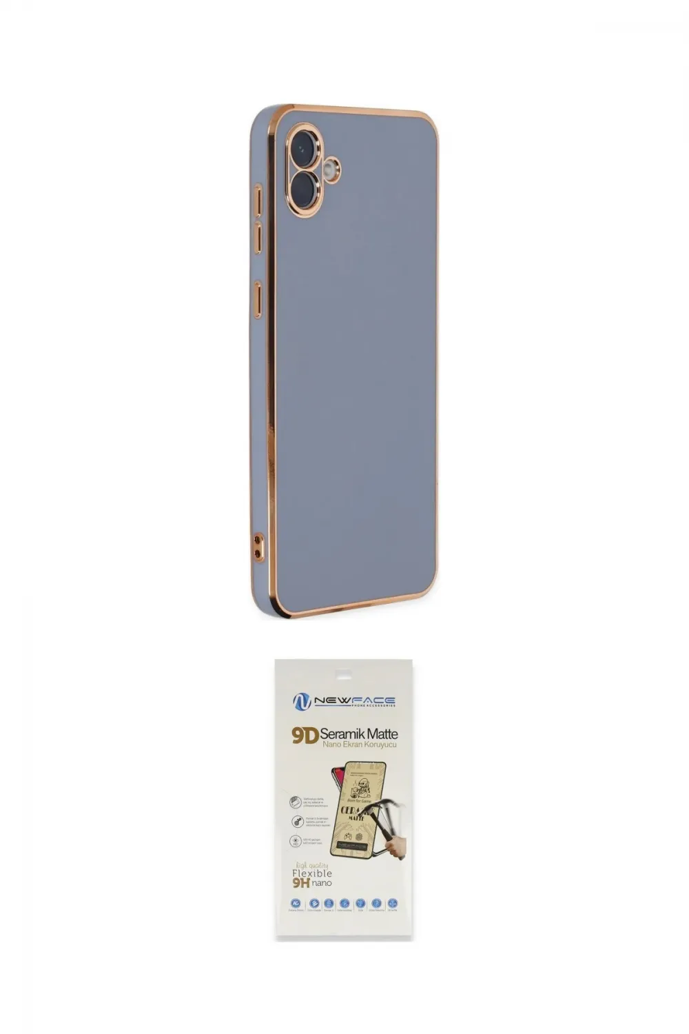 ieg™ Galaxy A04 Kılıf Yankı Serisi - Siyah Mat Seramik Nano Ekran Koruyucu