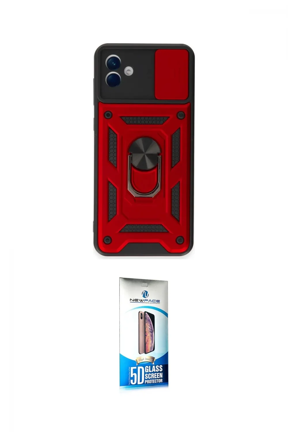 ieg™ Galaxy A04E Kılıf Ahenk Klasik - Siyah 5D Eko Cam Ekran Koruyucu