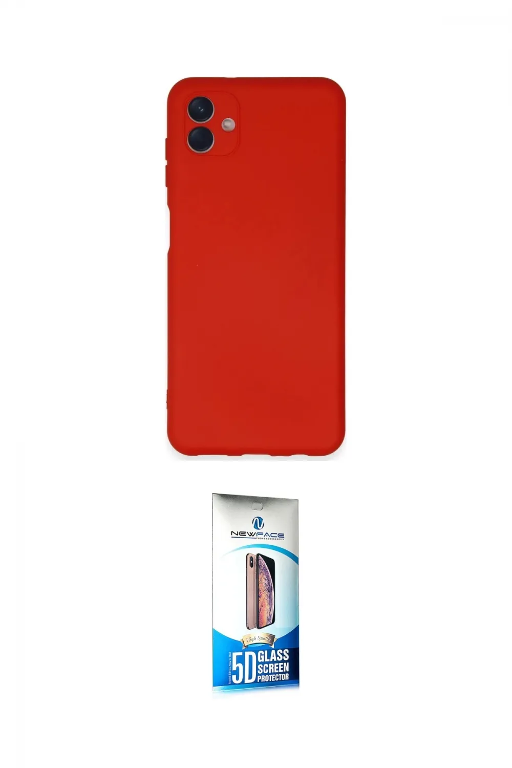 ieg™ Galaxy A04E Kılıf Ahenk Serisi - Siyah 5D Eko Cam Ekran Koruyucu