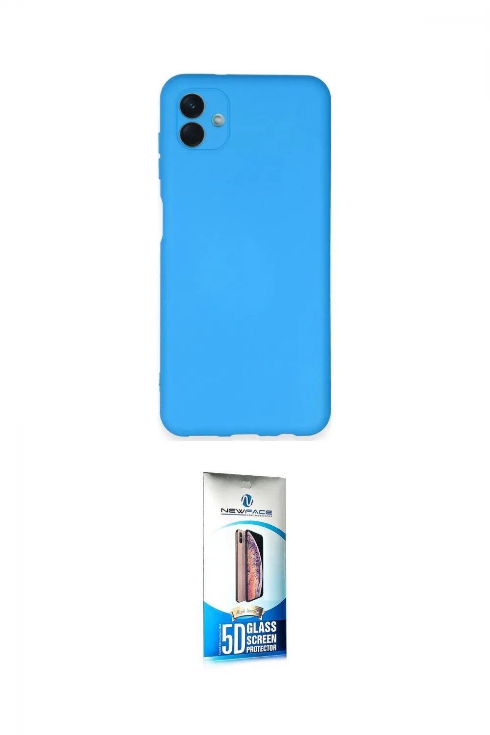 ieg™ Galaxy A04E Kılıf Ahenk Serisi - Siyah 5D Eko Cam Ekran Koruyucu