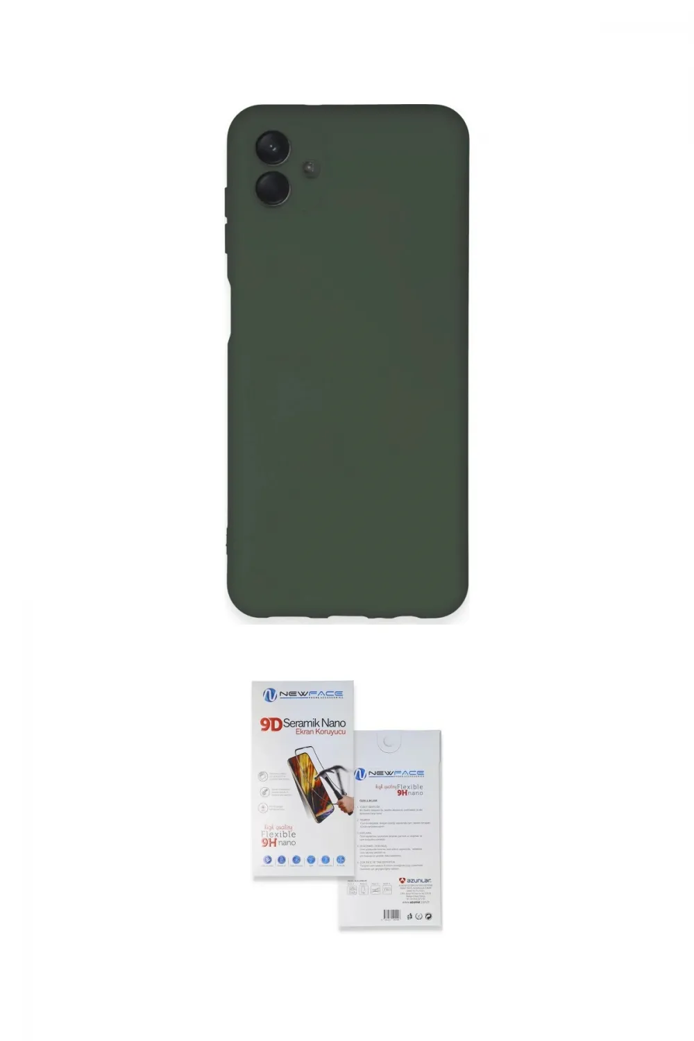 ieg™ Galaxy A04E Kılıf Ahenk Serisi - Siyah Seramik Nano Ekran Koruyucu