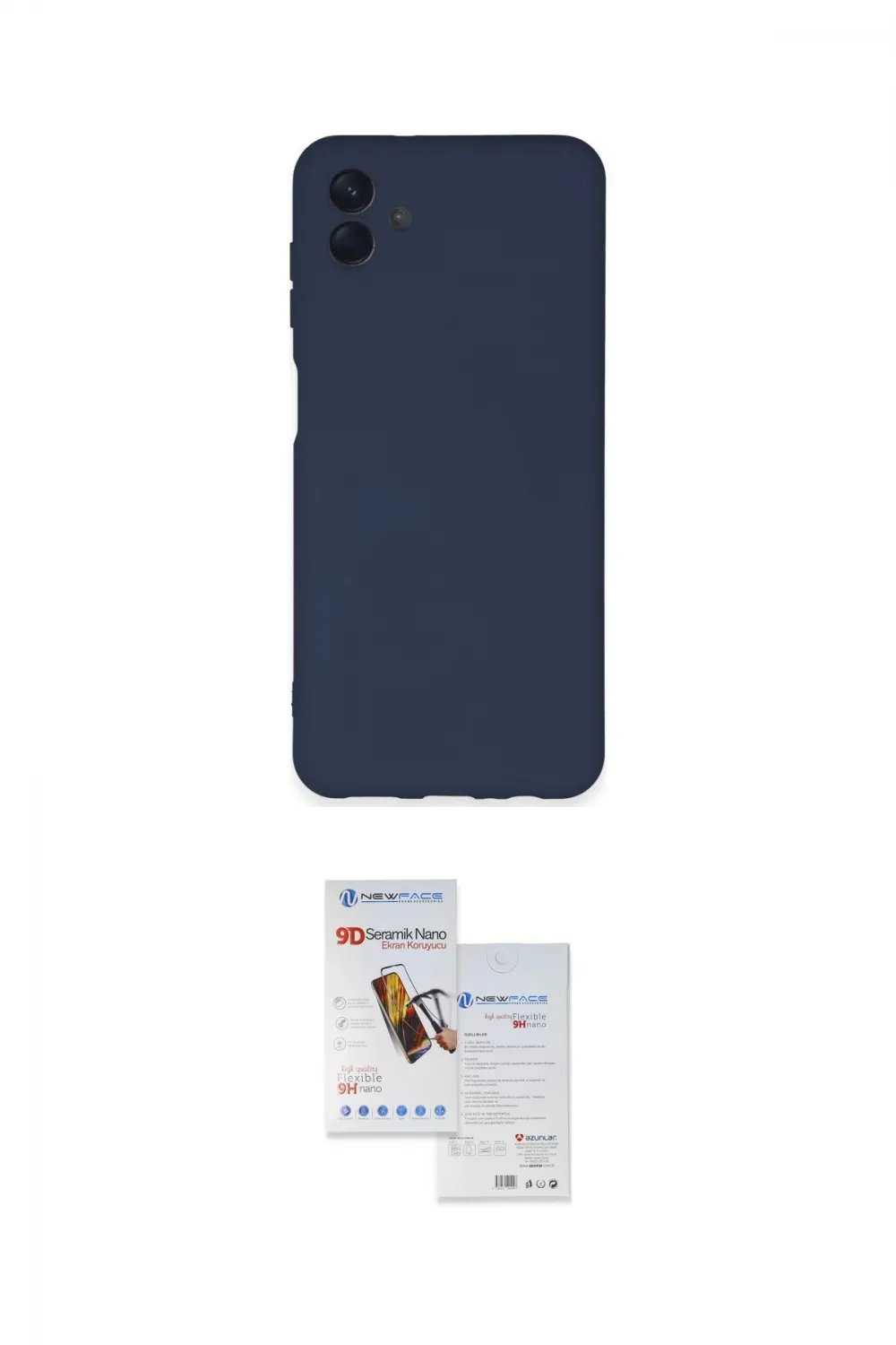 ieg™ Galaxy A04E Kılıf Ahenk Serisi - Siyah Seramik Nano Ekran Koruyucu