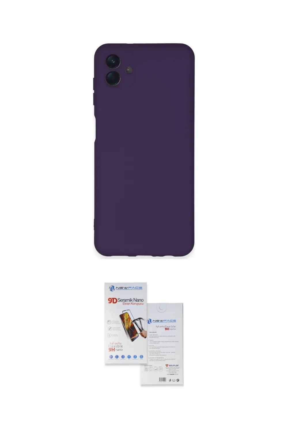 ieg™ Galaxy A04E Kılıf Ahenk Serisi - Siyah Seramik Nano Ekran Koruyucu