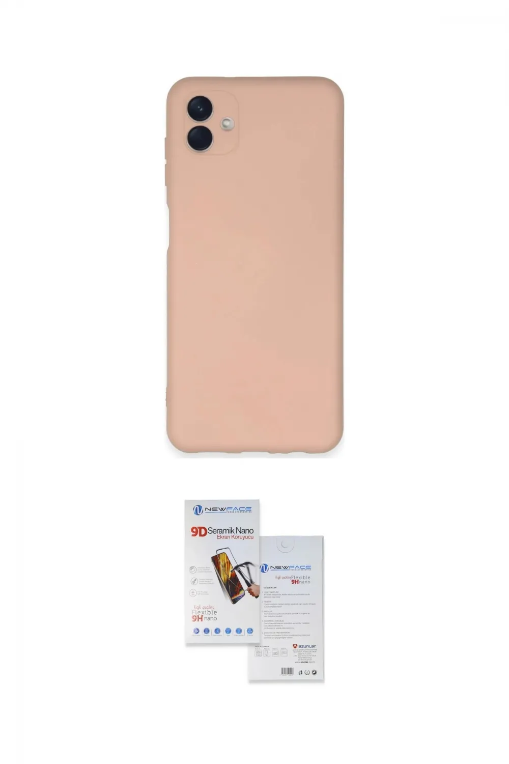 ieg™ Galaxy A04E Kılıf Ahenk Serisi - Siyah Seramik Nano Ekran Koruyucu