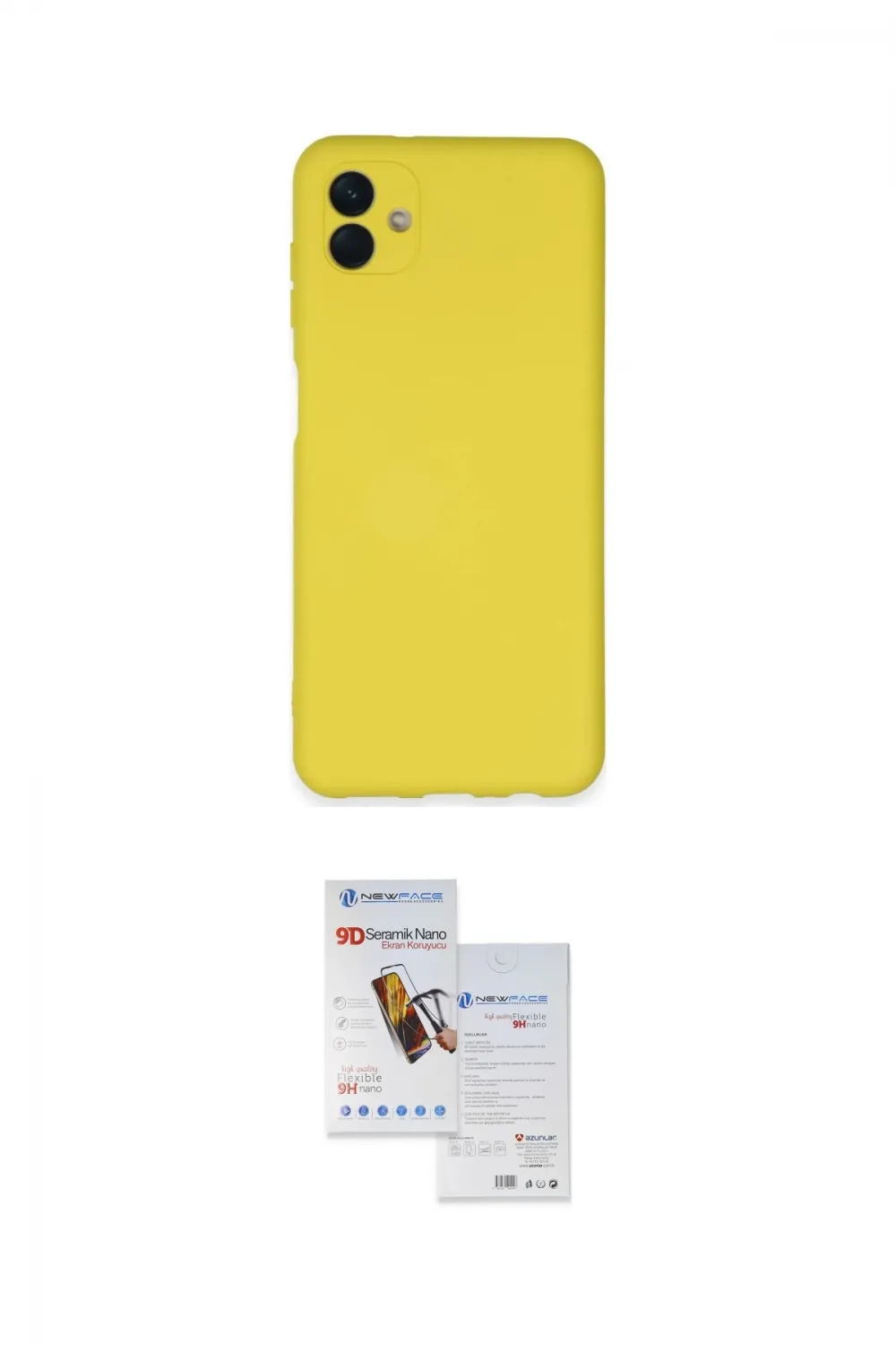 ieg™ Galaxy A04E Kılıf Ahenk Serisi - Siyah Seramik Nano Ekran Koruyucu