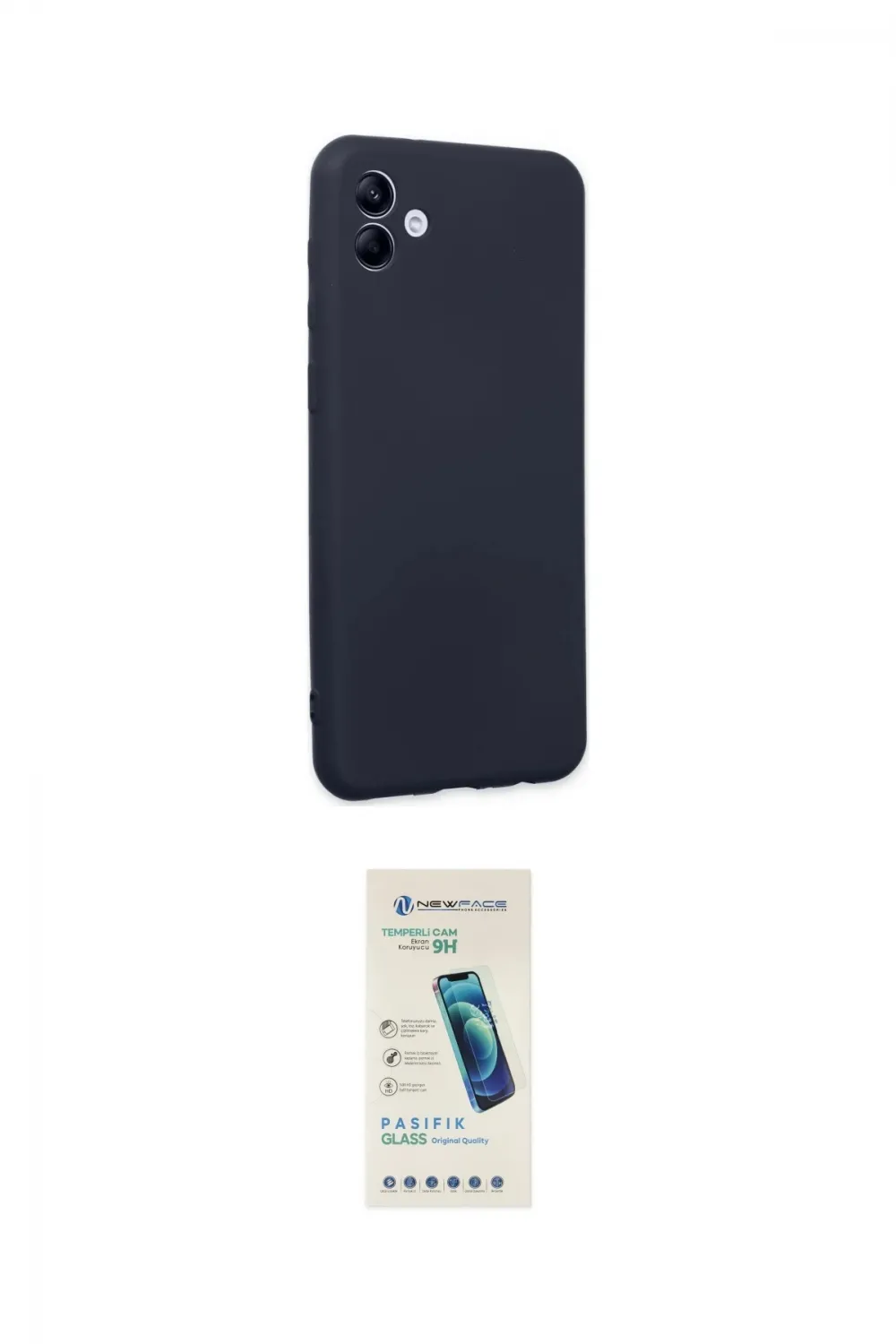 ieg™ Galaxy A04E Kılıf Kozmos Yansıma Özel Seri - Şeffaf Pasifik Cam Ekran Koruyucu