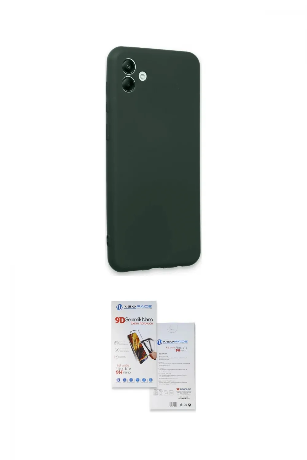 ieg™ Galaxy A04E Kılıf Kozmos Yansıma Özel Seri - Siyah Seramik Nano Ekran Koruyucu