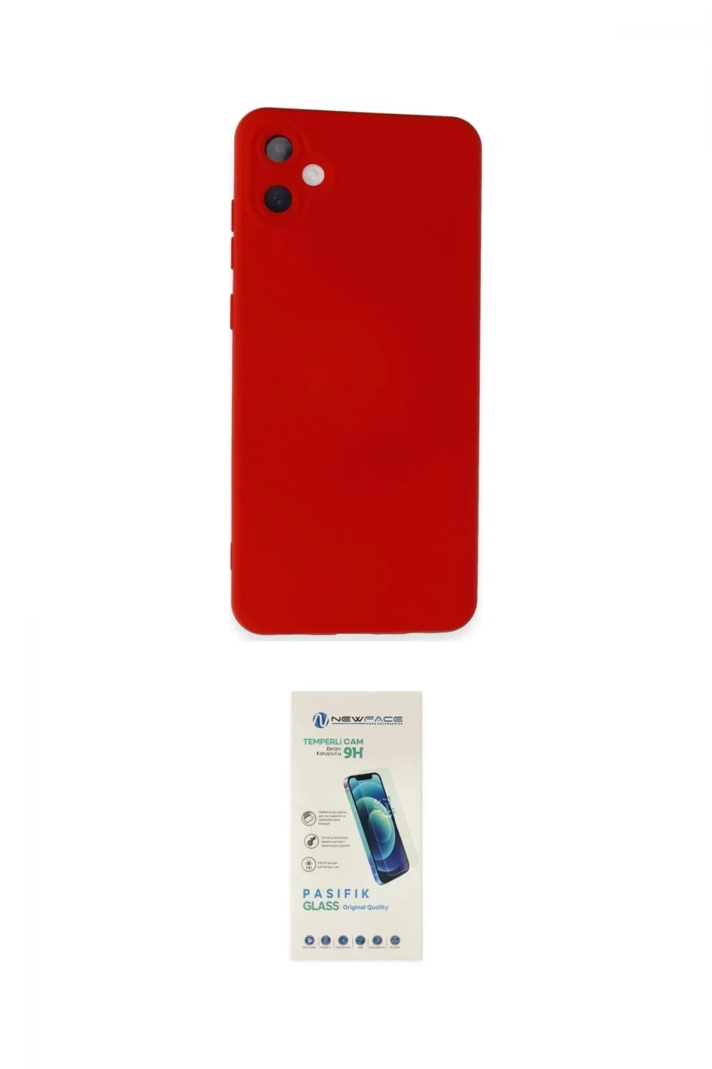 ieg™ Galaxy A05 Kılıf Ahenk Serisi - Şeffaf Pasifik Cam Ekran Koruyucu