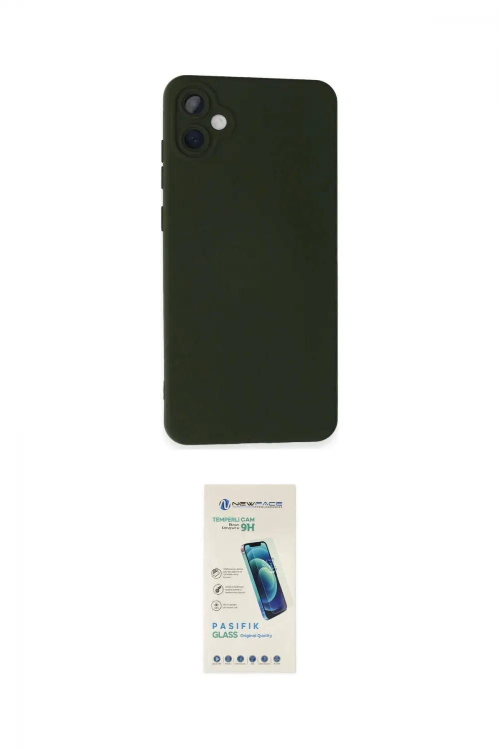 ieg™ Galaxy A05 Kılıf Ahenk Serisi - Şeffaf Pasifik Cam Ekran Koruyucu