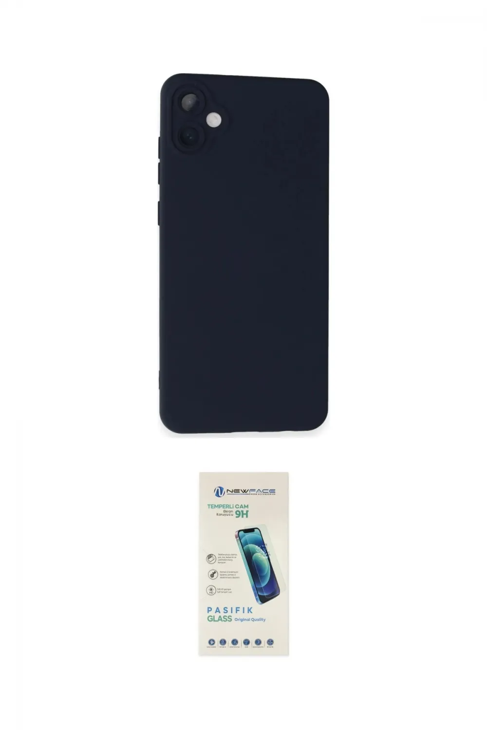 ieg™ Galaxy A05 Kılıf Ahenk Serisi - Şeffaf Pasifik Cam Ekran Koruyucu