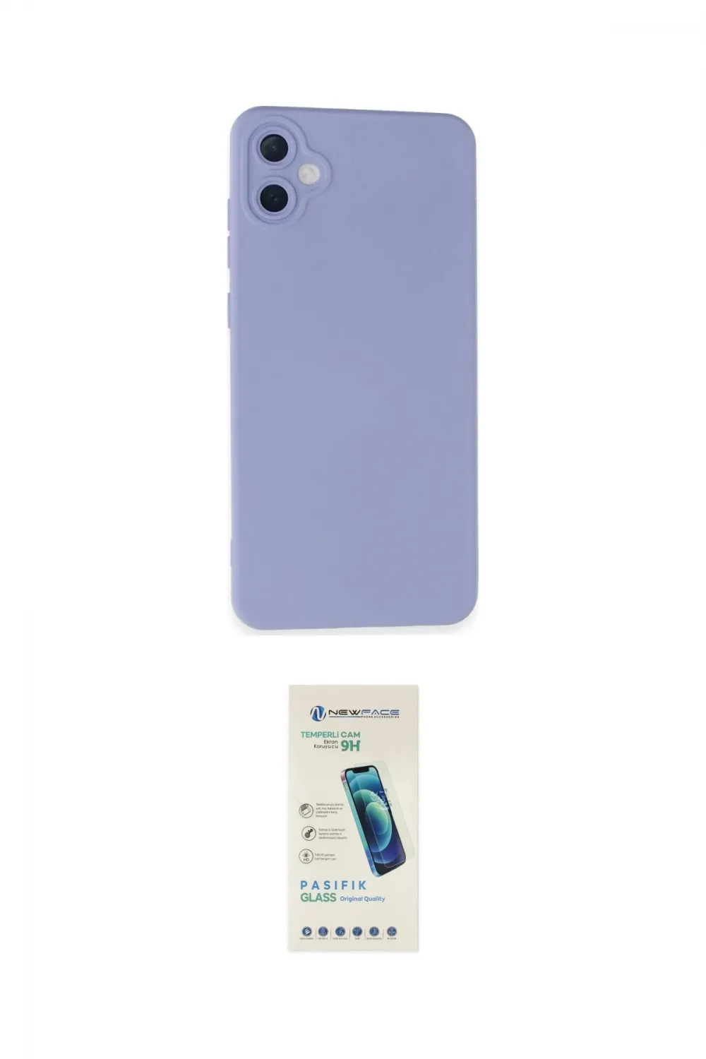 ieg™ Galaxy A05 Kılıf Ahenk Serisi - Şeffaf Pasifik Cam Ekran Koruyucu