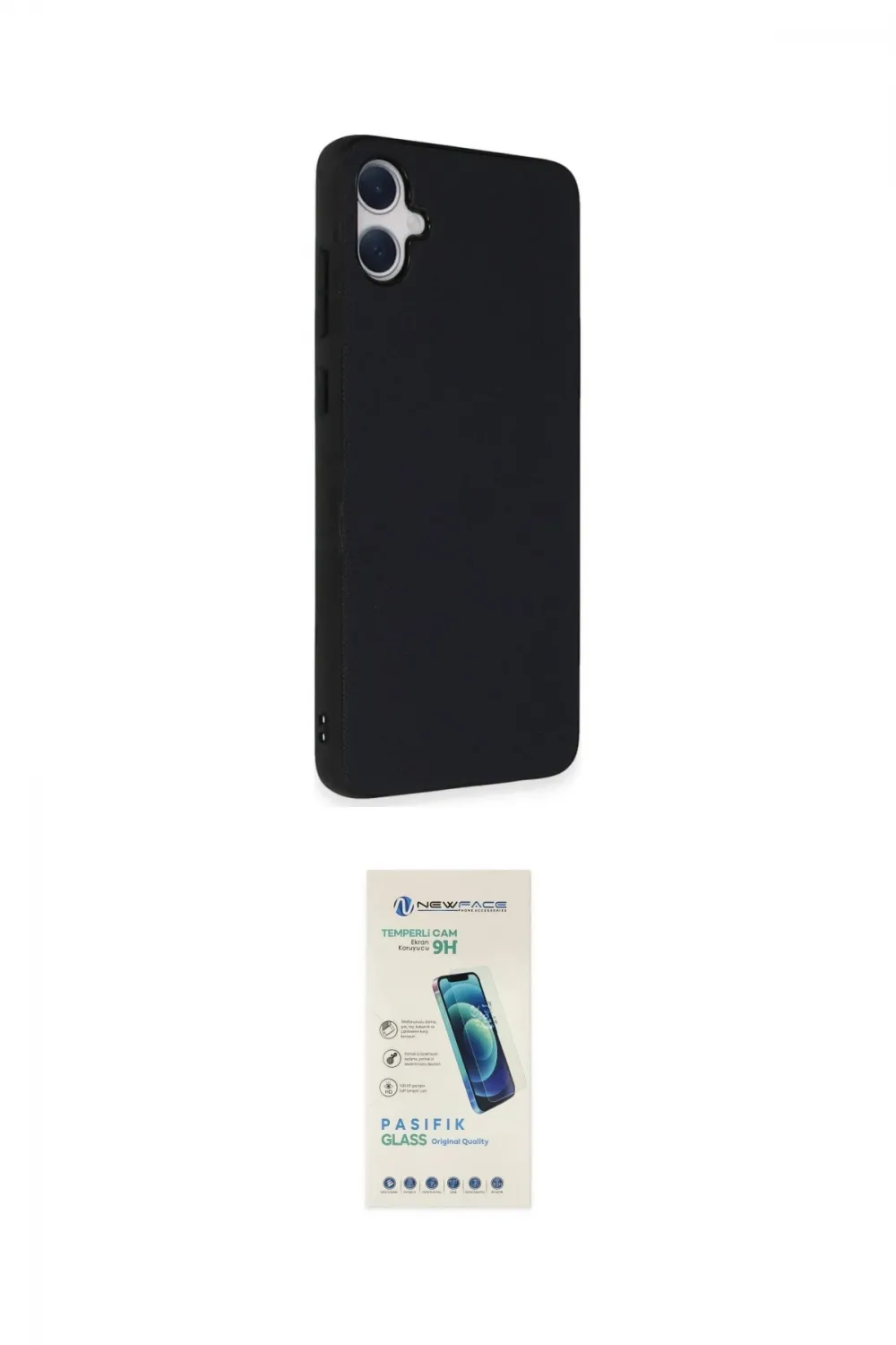 ieg™ Galaxy A05 Kılıf Akış Asil Koleksiyonu - Şeffaf Pasifik Cam Ekran Koruyucu