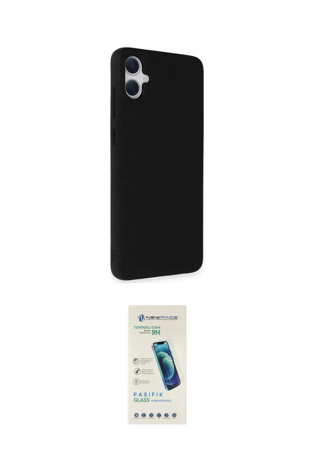 ieg™ Galaxy A05 Kılıf Akış Asil Koleksiyonu - Şeffaf Pasifik Cam Ekran Koruyucu