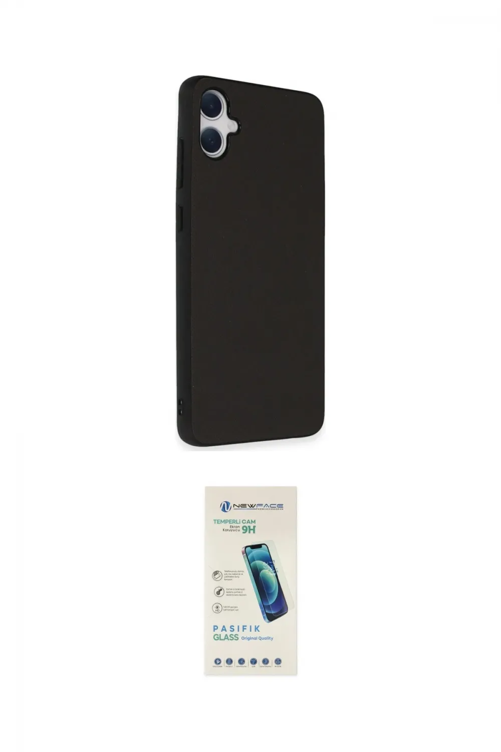 ieg™ Galaxy A05 Kılıf Akış Asil Koleksiyonu - Şeffaf Pasifik Cam Ekran Koruyucu