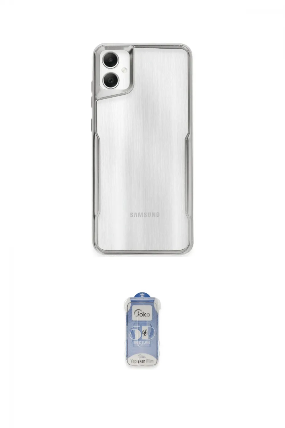 ieg™ Galaxy A05 Kılıf Akış Çizgi Koleksiyonu - Siyah Joko Magic 5D Cam