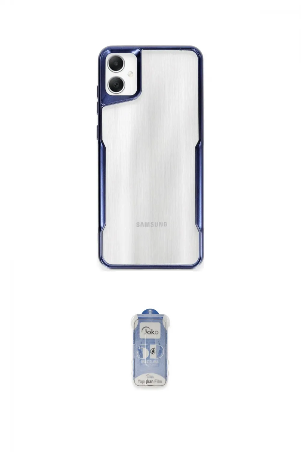ieg™ Galaxy A05 Kılıf Akış Çizgi Koleksiyonu - Siyah Joko Magic 5D Cam