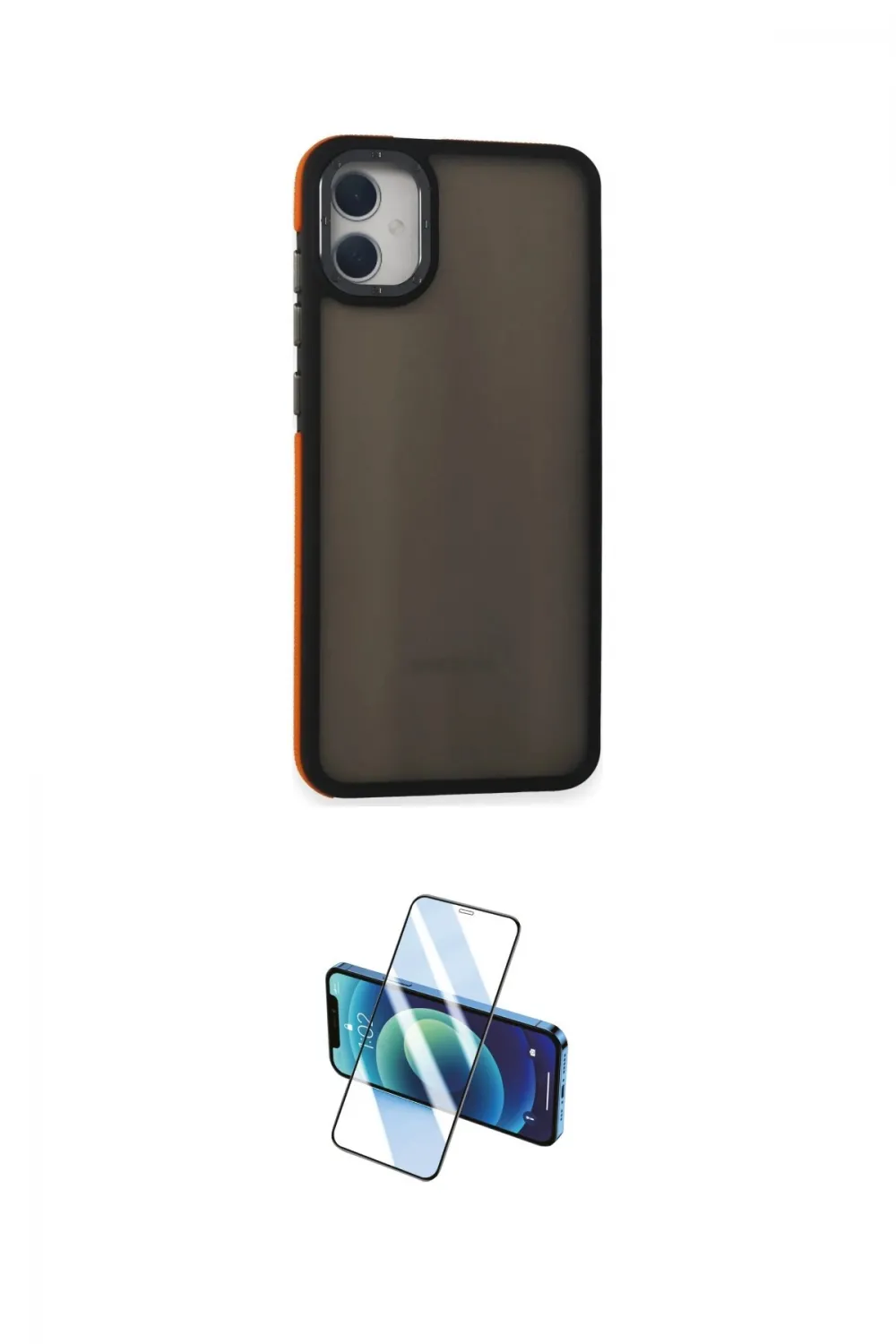 ieg™ Galaxy A05 Kılıf Eksen Işık - Siyah 3D Antistatik Seramik Nano Ekran Koruyucu