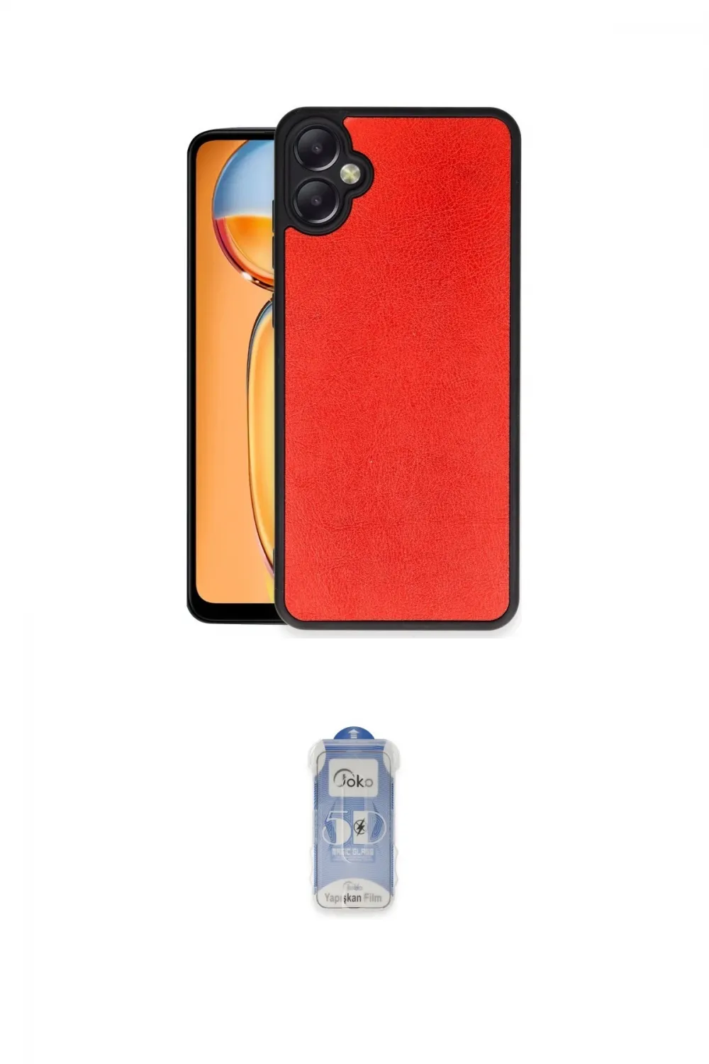ieg™ Galaxy A05 Kılıf Kıvılcım Işık Serisi - Siyah Joko Magic 5D Cam
