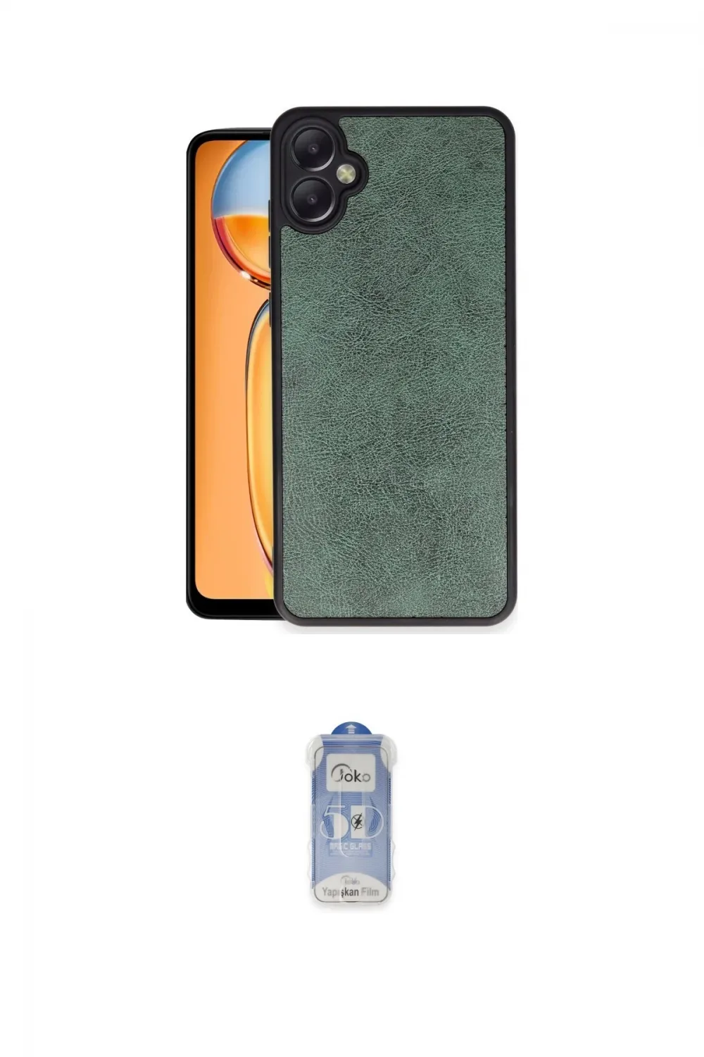 ieg™ Galaxy A05 Kılıf Kıvılcım Işık Serisi - Siyah Joko Magic 5D Cam